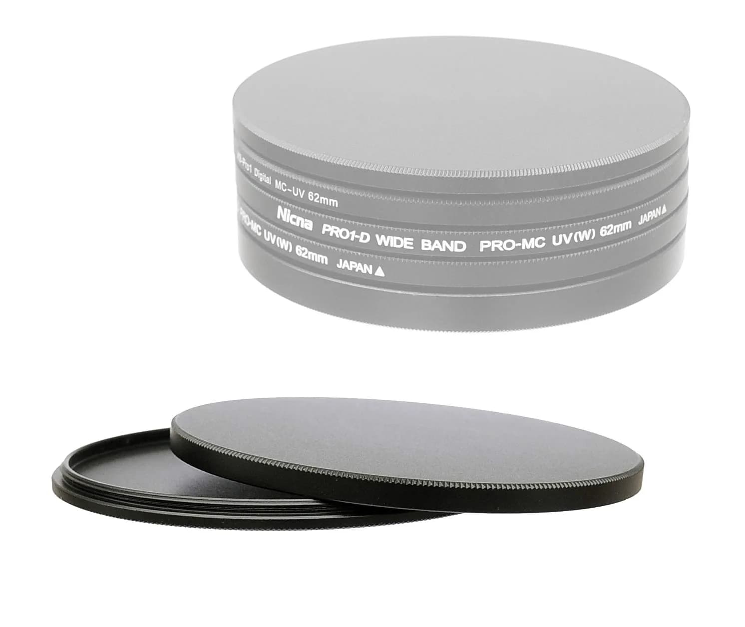 Fotasy 52mm Metal Filter Stack Caps for Camera Lenses | Protects Filters from Dust, Scratches, and Fingerprints - main product image