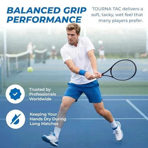 Tourna Tac Overgrip Pack of 10 XL Black | Tacky & Sweat-Absorbent Tennis Grip thumbnail 4