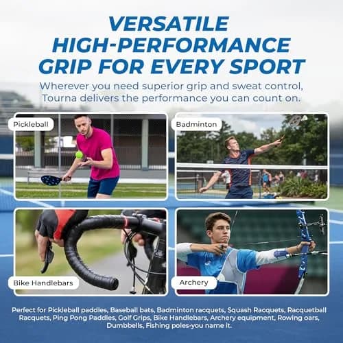 Tourna Tac Overgrip Pack of 10 XL Black | Tacky & Sweat-Absorbent Tennis Grip thumbnail 5