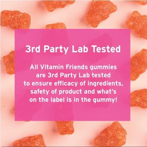 Vitamin Friends Vegan Multivitamin & Iron for Kids Gummies 60 Count (120 Day Supply) | Supports Body Function & Anemia thumbnail 7