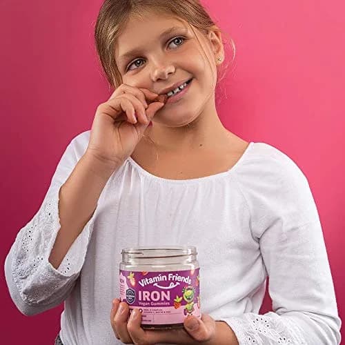 Vitamin Friends Vegan Multivitamin & Iron for Kids Gummies 60 Count (120 Day Supply) | Supports Body Function & Anemia thumbnail 8