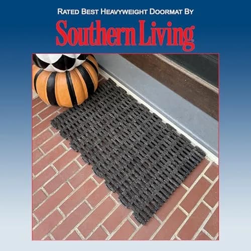 Durable Corporation Dura-Rug Outdoor Entrance Mat, 20" x 30" | Heavy Duty Dirt Trap with Recycled Tire Links thumbnail 2