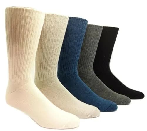 J.B. Field's 96% Merino Wool Casual Socks | Soft, Itch-Free, Supportive, For Hiking & Running (Medium) Black thumbnail 5