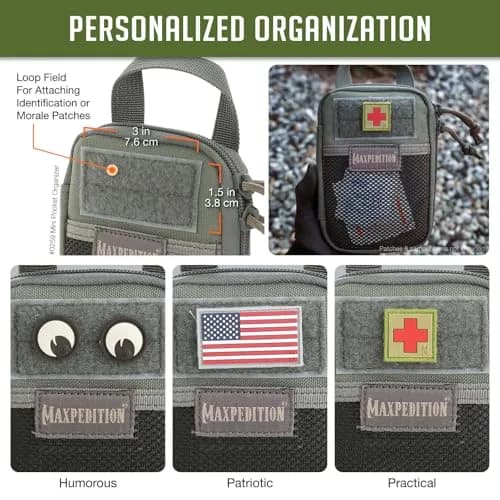 Maxpedition Mini Pocket Organizer Foliage Green 15.24cm (6in) | EDC Pouch for Tools & Essentials thumbnail 5