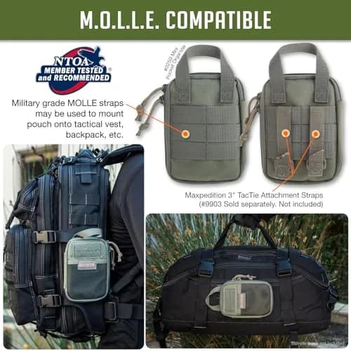 Maxpedition Mini Pocket Organizer Foliage Green 15.24cm (6in) | EDC Pouch for Tools & Essentials thumbnail 6