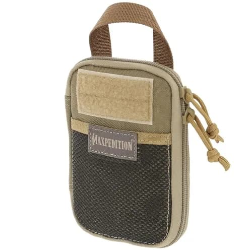 Maxpedition Mini Pocket Organizer Khaki 15.24cm (6in) | EDC Pouch for Tools & Essentials thumbnail 1