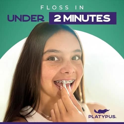 Platypus Orthodontic Flossers for Braces, 30 Count (Pack of 1) | Orthodontist Recommended for Daily Use thumbnail 4