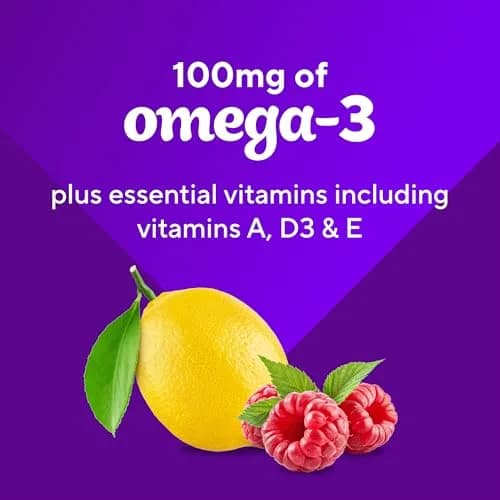 Vitafusion Omega 3 Gummies | 120 Adult Gummy Vitamins | EPA, DHA & ALA | Heart Support thumbnail 5