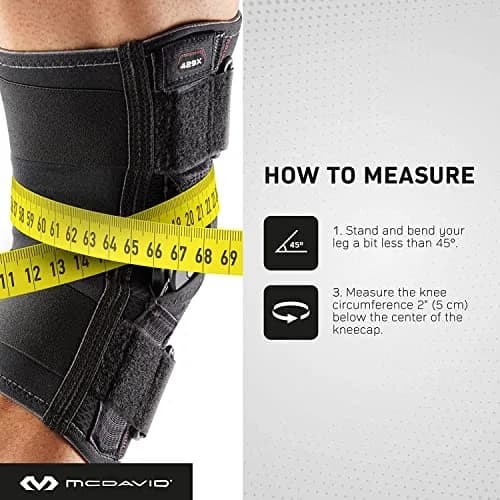 McDavid PSII Bi-Lateral Geared Polycentric Hinged Knee Brace XX-Large | FDA Approved Orthopedic Brace for ACL, LCL, Arthritis, Patella Support thumbnail 5