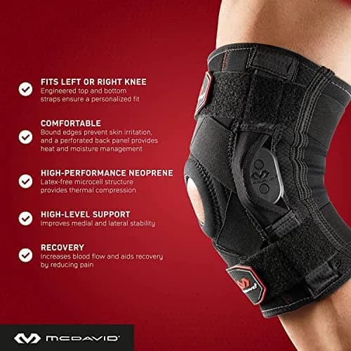 McDavid 429X Meniscus and Ligament Knee Brace XL | Hinged Support for Injury Prevention & Pain Relief thumbnail 6