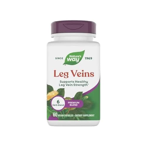 Nature's Way Leg Veins Vegan Capsules 60 Count | Supports Healthy Leg Vein Strength thumbnail 1