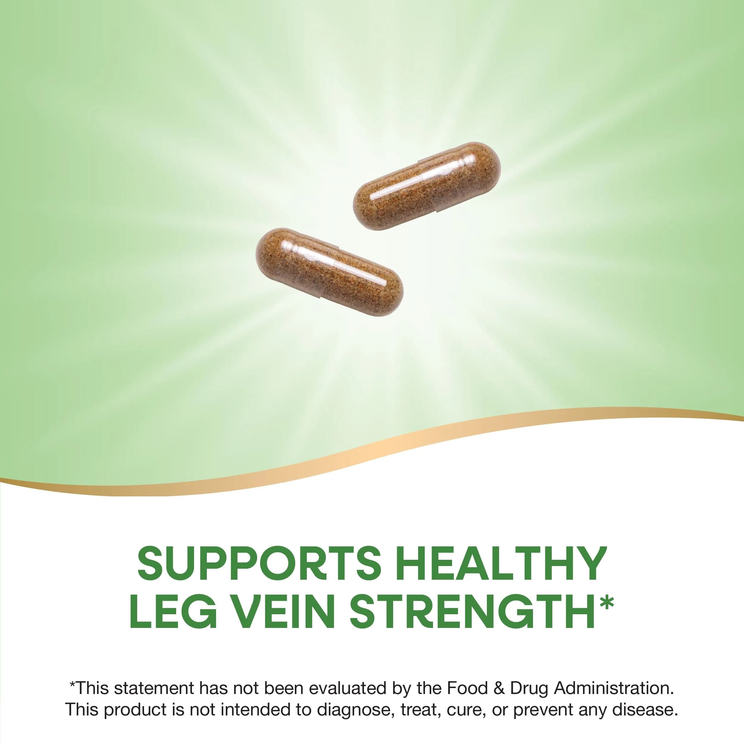 Nature's Way Leg Veins Vegan Capsules 60 Count | Supports Healthy Leg Vein Strength - view 3