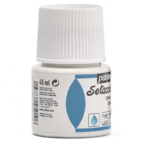 Pebeo Setacolor Opaque Fabric Paint 45ml (1.5 Fl Oz) Titanium White | ASTM D-4236 Certified Acrylic Paint thumbnail 4