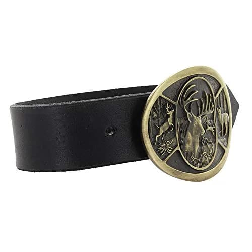 Montana Silversmiths Deer Heritage Western Belt Buckle | Bold Outdoor Cowboy Accessory thumbnail 4
