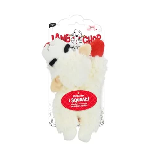 Multipet Lamb Chop Dog Plush Toy 15.24 cm (6") | Squeaky Soft Animal for All Dogs thumbnail 2
