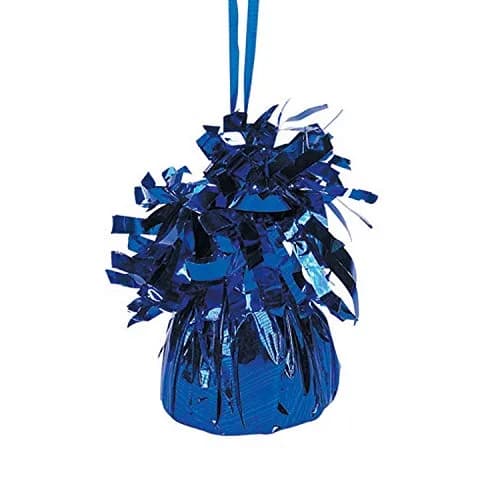 Fun Express Blue Balloon Weights (12 Pieces, 5.5 inches) | Party Supplies for Birthdays & Events thumbnail 1