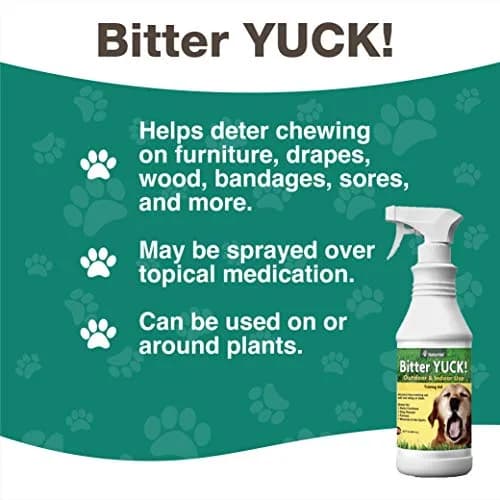 NaturVet Bitter Yuck! No Chew Training Spray for Outdoor Pets | Pet Chewing Deterrent 32 Fl Oz thumbnail 5