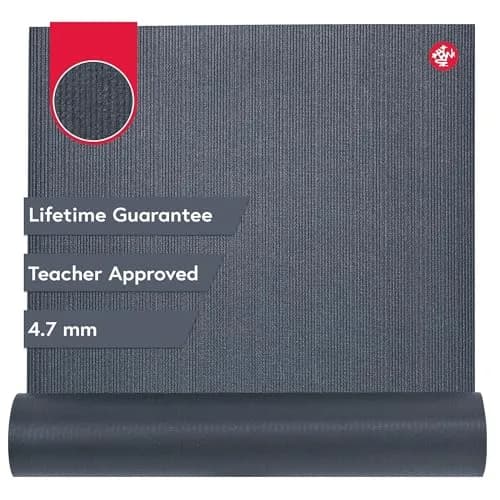 Manduka PROlite Yoga Mat Thunder | 71 x 24 in, 4.7mm Support & Durability thumbnail 1