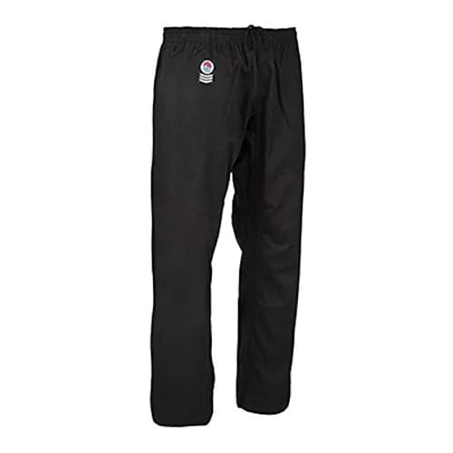 PROFORCE Gladiator 8oz Combat Karate Pants - Black - Size 4 | Durable Cotton/Poly Twill for Martial Arts thumbnail 1