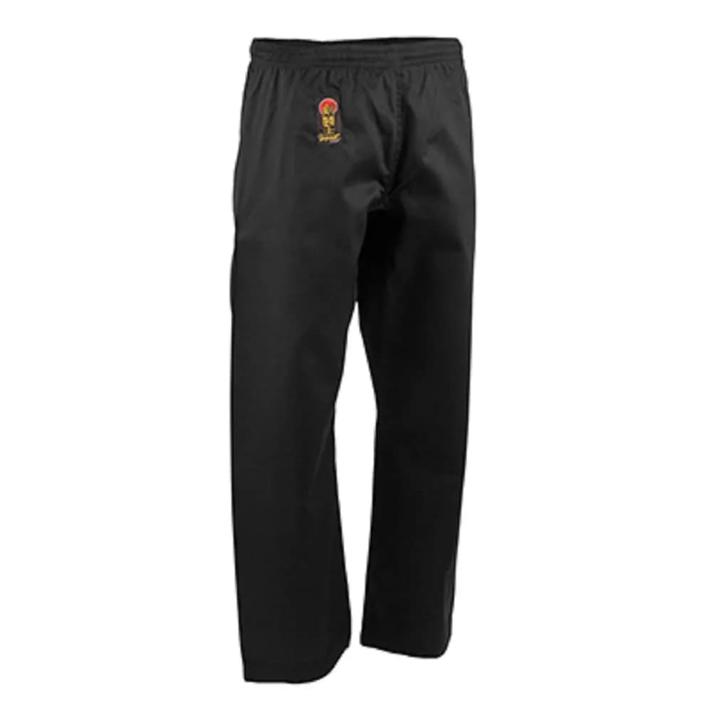 PROFORCE Gladiator 6oz Karate Pants Size 5 | Elastic Waist, Cotton-Polyester Blend, Black