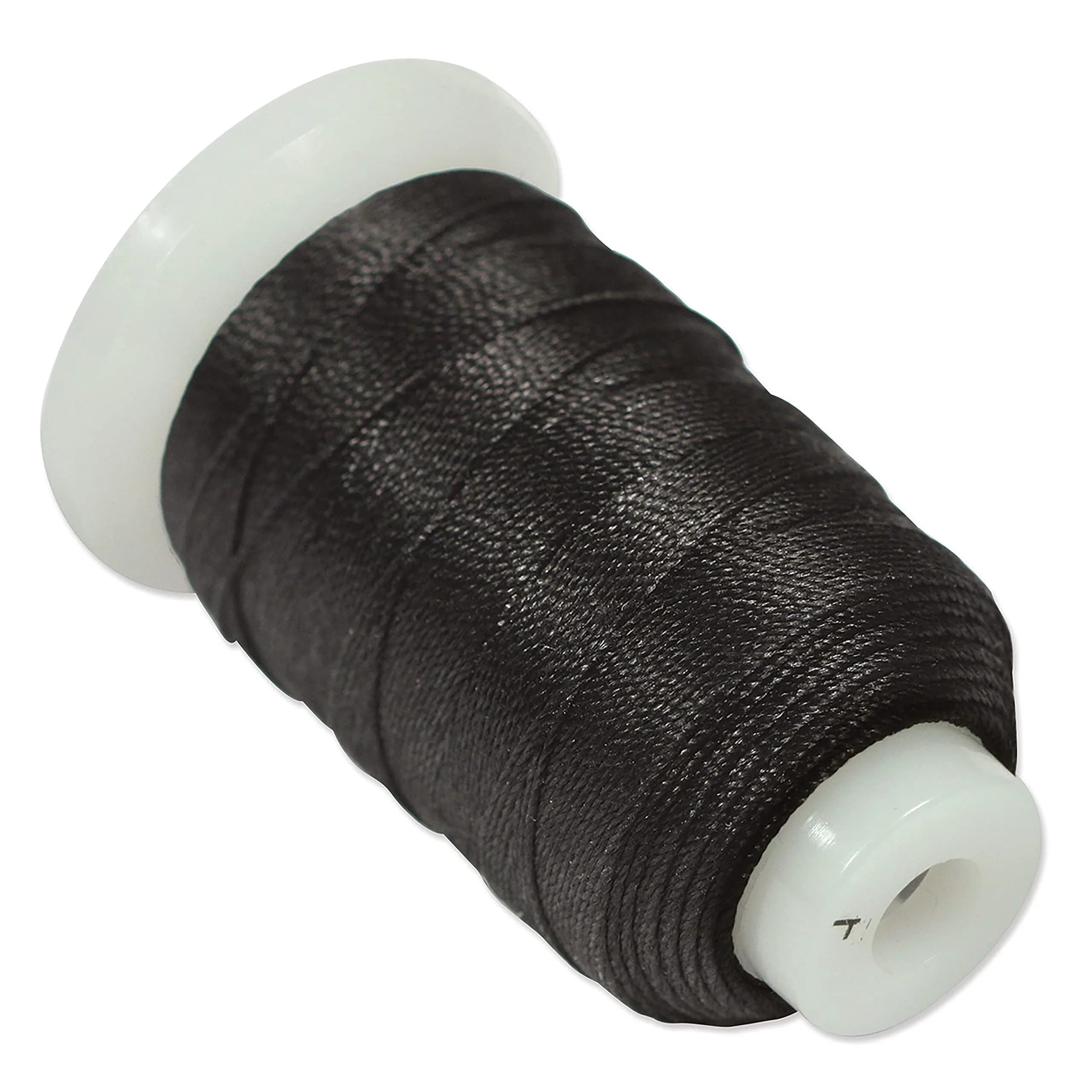 The Beadsmith Pure Silk Cord – Black, Size 00 | Luxurious 0.127mm 695 Yards for Jewelry & Crafts thumbnail 1