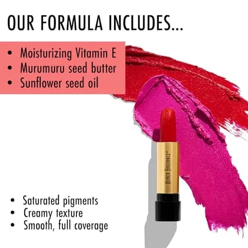 Black Radiance Perfect Tone Lipstick Lip Color Reggae Red 0.13 Fl Oz | High Pigment Long-Lasting Full Coverage thumbnail 5