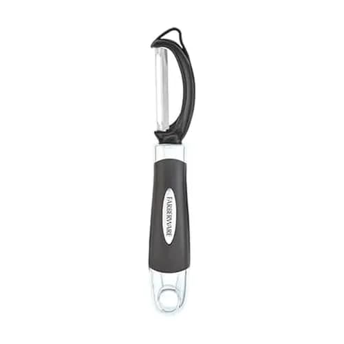 Farberware Pro2 Euro Vegetable Peeler with Swivel Blade & Bud Remover, 20cm (7.87in) | Razor-Sharp Stainless Steel - main product image