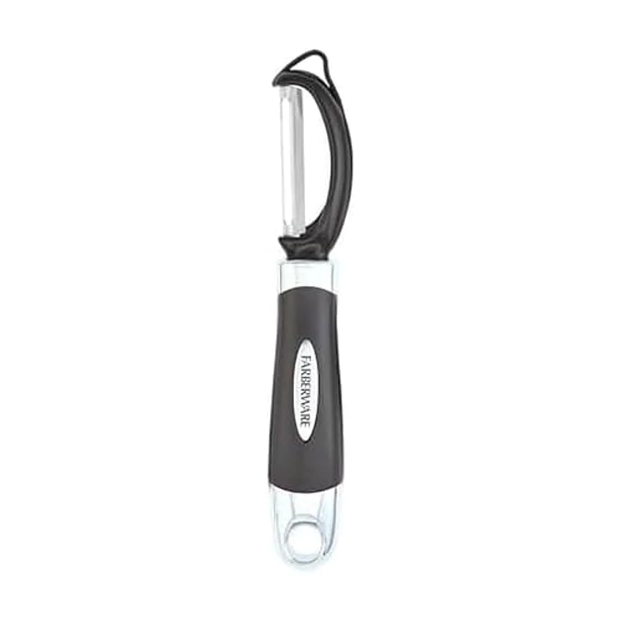 Farberware Pro2 Euro Vegetable Peeler with Swivel Blade & Bud Remover, 20cm (7.87in) | Razor-Sharp Stainless Steel thumbnail 1