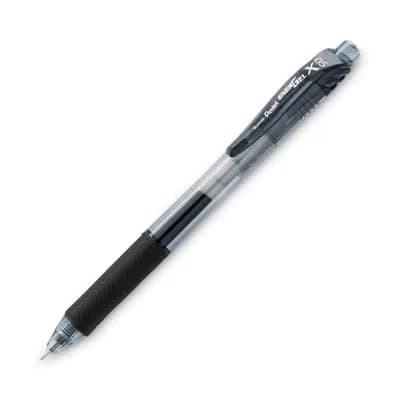Pentel EnerGel-X Retractable Liquid Gel Pen 0.5mm Needle Tip Black Ink, Box of 12 (BLN105-A) | Smooth Ink Flow for Students & Office thumbnail 4