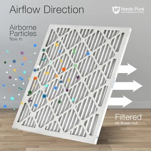 Nordic Pure 16x20x1 Pleated MERV 12 Air Filter | 6 Pack for HVAC & Furnace (15.5 x 19.5 x 0.75) thumbnail 8