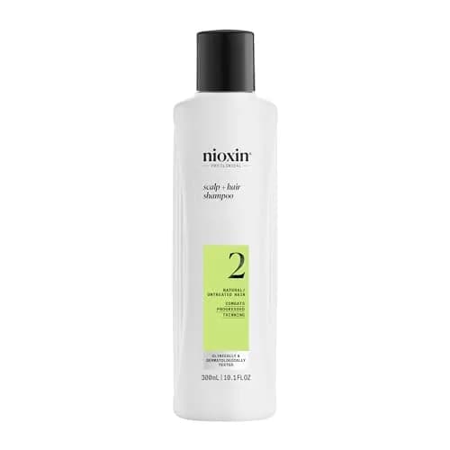 Nioxin System 2 Shampoo for Natural Hair with Progressed Thinning, 298 ml (10.1 Fl Oz) | Thickens Hair & Supports Scalp Health thumbnail 1