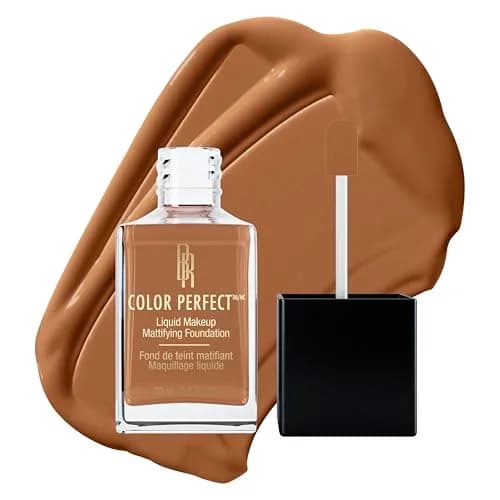 Black Radiance Color Perfect Liquid Foundation Mocha Honey 29.57ml (1 Fl Oz) | Full Coverage for Medium Skin Tones thumbnail 1