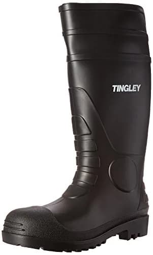 Tingley Men's 31151 Economy Black Kneed Boot 38cm (15-Inch) | Waterproof Agriculture & Construction Work Boot thumbnail 1