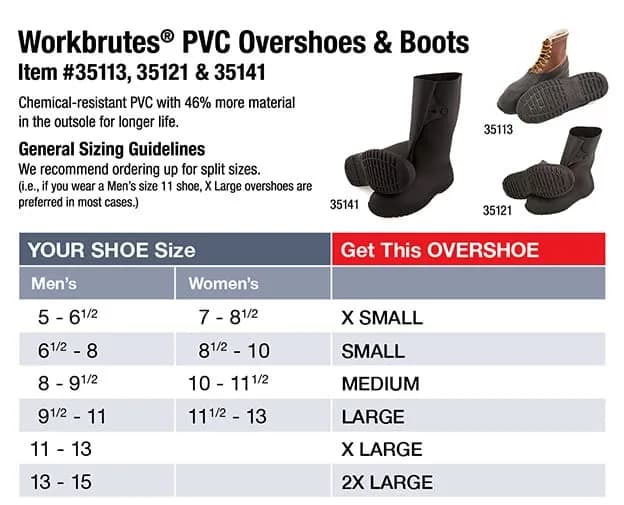 TINGLEY WORKBRUTES Hi-Top Overshoe PVC Boot Medium Yellow Waterproof Safety Footwear thumbnail 6