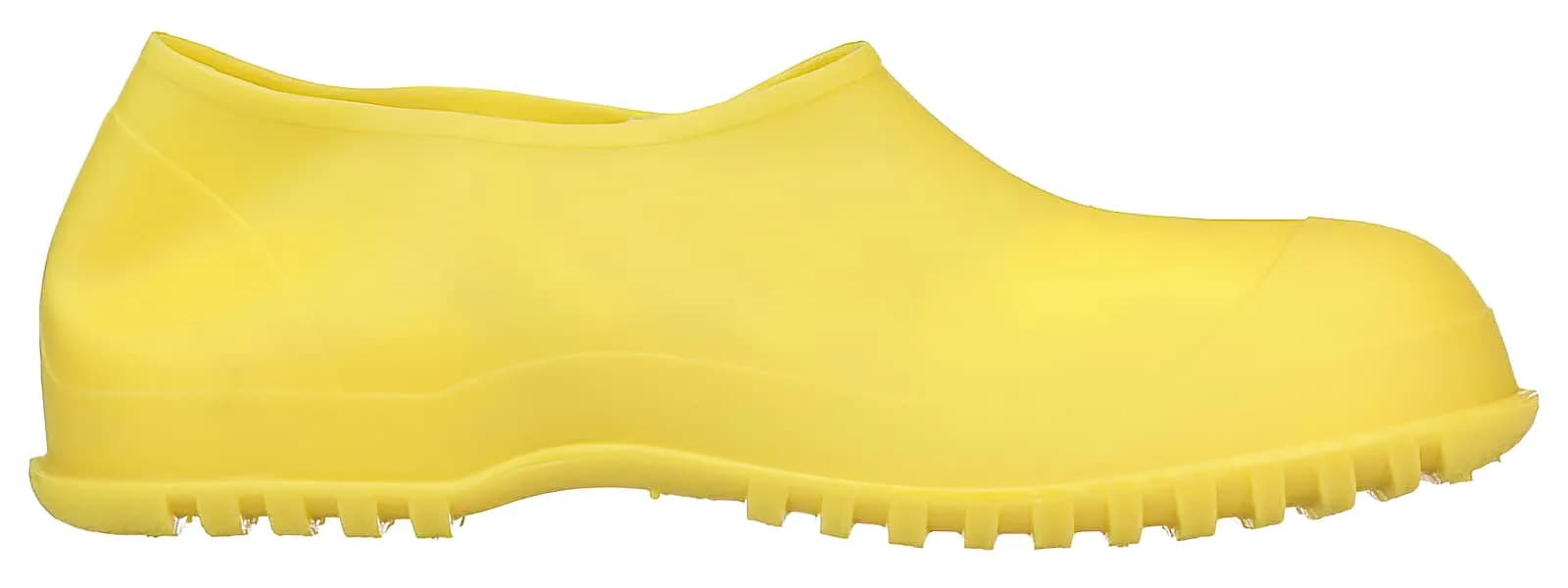 TINGLEY WORKBRUTES Hi-Top Overshoe PVC Boot Medium Yellow Waterproof Safety Footwear — Yellow / Medium