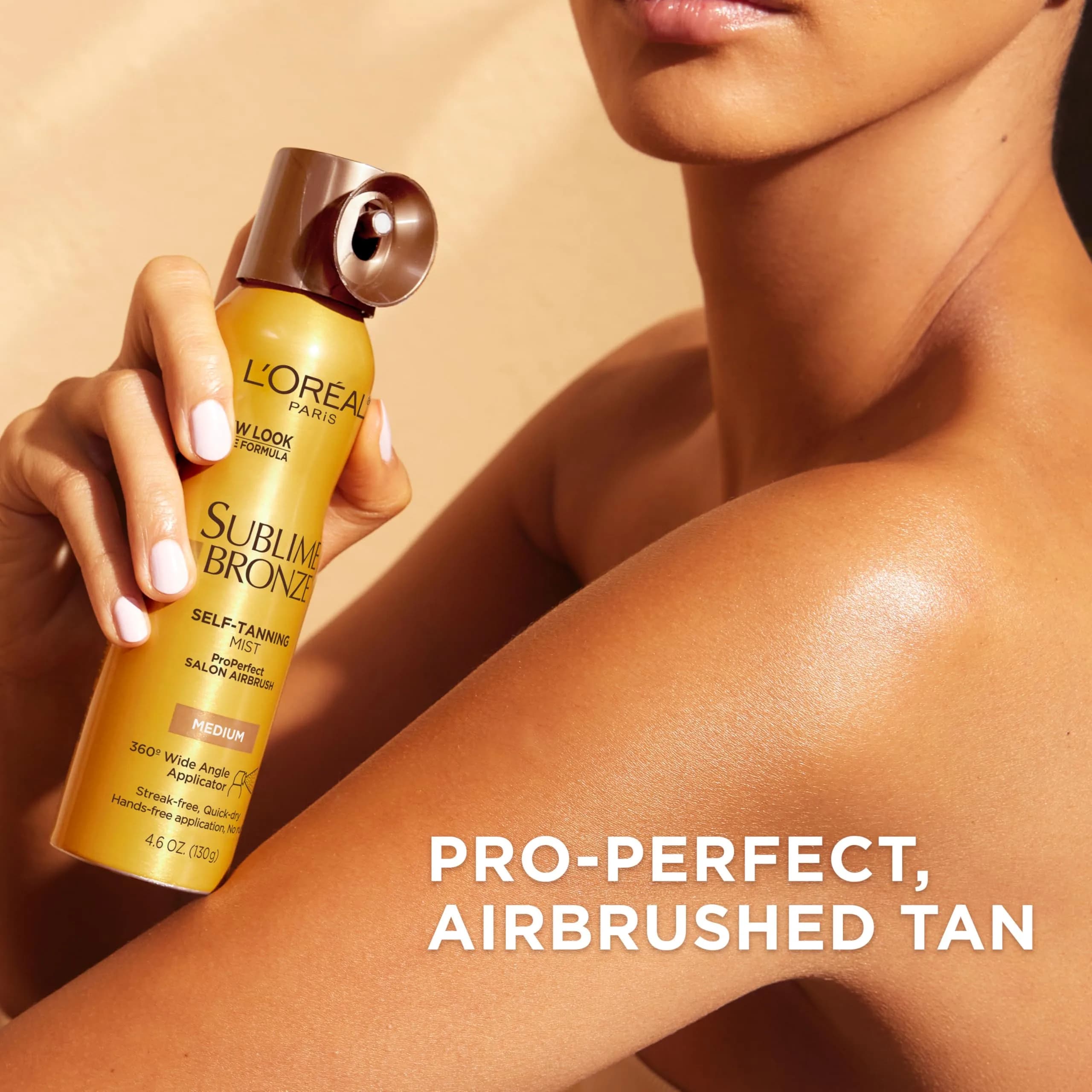 L'Oreal Paris Sublime Bronze Deep Natural Tan Self-Tanning Mist, 4.6 oz - Streak-Free Airbrush Tan - view 3