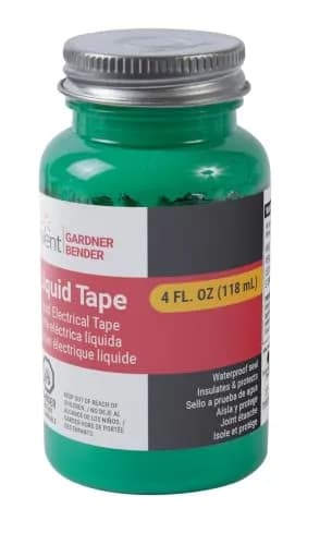 Gardner Bender LTG-400 Waterproof Liquid Electrical Tape 4 oz Green | Seals & Protects Electrical Connections thumbnail 1