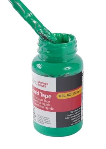 Gardner Bender LTG-400 Waterproof Liquid Electrical Tape 4 oz Green | Seals & Protects Electrical Connections thumbnail 2