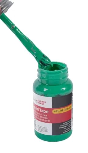 Gardner Bender LTG-400 Waterproof Liquid Electrical Tape 4 oz Green | Seals & Protects Electrical Connections thumbnail 3