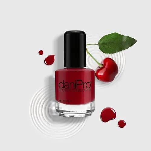 daniPro Always Be True Deep Red Nail Polish 15ml (0.5 Fl Oz) | Doctor-Formulated for Stronger Nails thumbnail 6
