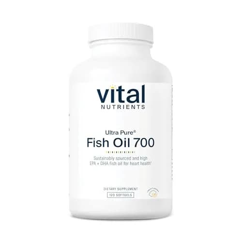 Vital Nutrients Ultra Pure Fish Oil 700, 120 Softgels | Supports Heart, Brain & Joints thumbnail 1