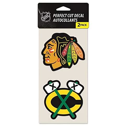 WinCraft NHL Chicago Blackhawks Perfect Cut Decal 4" x 4" | Official Licensed Vinyl Wall Art thumbnail 1
