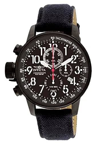 Invicta Men's 1517 I "Force" Collection Stainless Steel and Cloth Strap Watch | 46mm Diameter, Water Resistant thumbnail 1