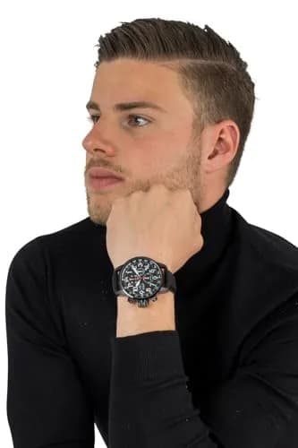 Invicta Men's 1517 I "Force" Collection Stainless Steel and Cloth Strap Watch | 46mm Diameter, Water Resistant thumbnail 5