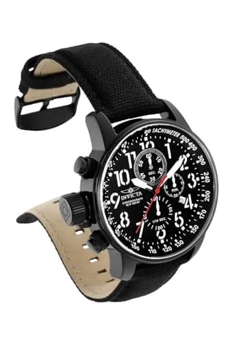 Invicta Men's 1517 I "Force" Collection Stainless Steel and Cloth Strap Watch | 46mm Diameter, Water Resistant thumbnail 2