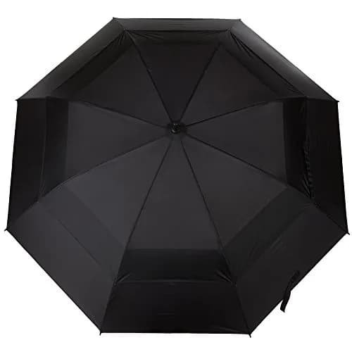 Totes Auto Open Large Vented Windproof Golf Umbrella with UV and Water Repellent Protection | 60-inch Canopy, UPF 50+ thumbnail 2