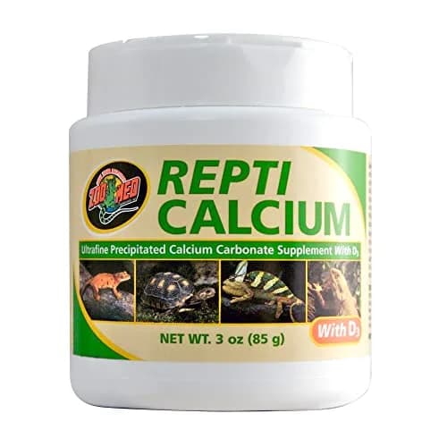 Zoo Med Repti Calcium with D3 Reptile Supplement Powder 85g (3 oz) | Prevents Metabolic Bone Disease thumbnail 1