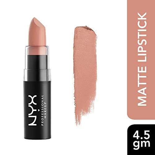 NYX Matte Lipstick, Nude | Highly Pigmented, Long-Lasting Matte Finish, Cruelty-Free (70-120 chars) thumbnail 2