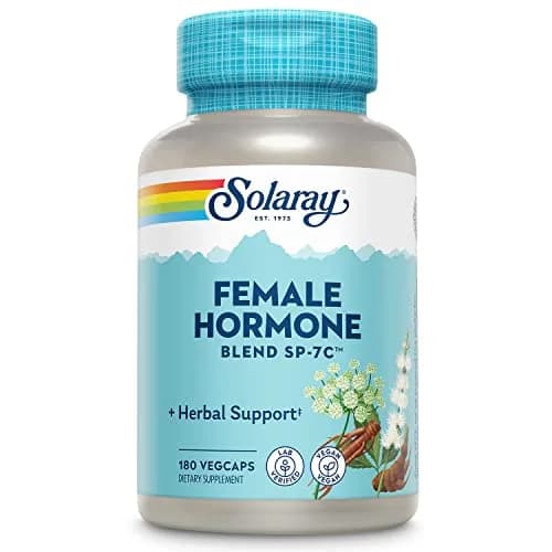 SOLARAY Female Hormone Blend SP-7C 180 VegCaps | Menopause Support & Herbal Balance thumbnail 1