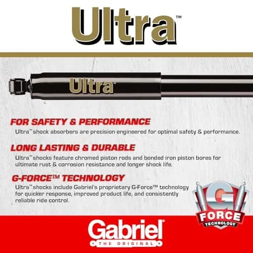 Gabriel 70013 Ultra Rear Shock Absorbers 22.95 in (58.3 cm) Extended Length | OE Replacement for Hyundai Azera Sonata thumbnail 3